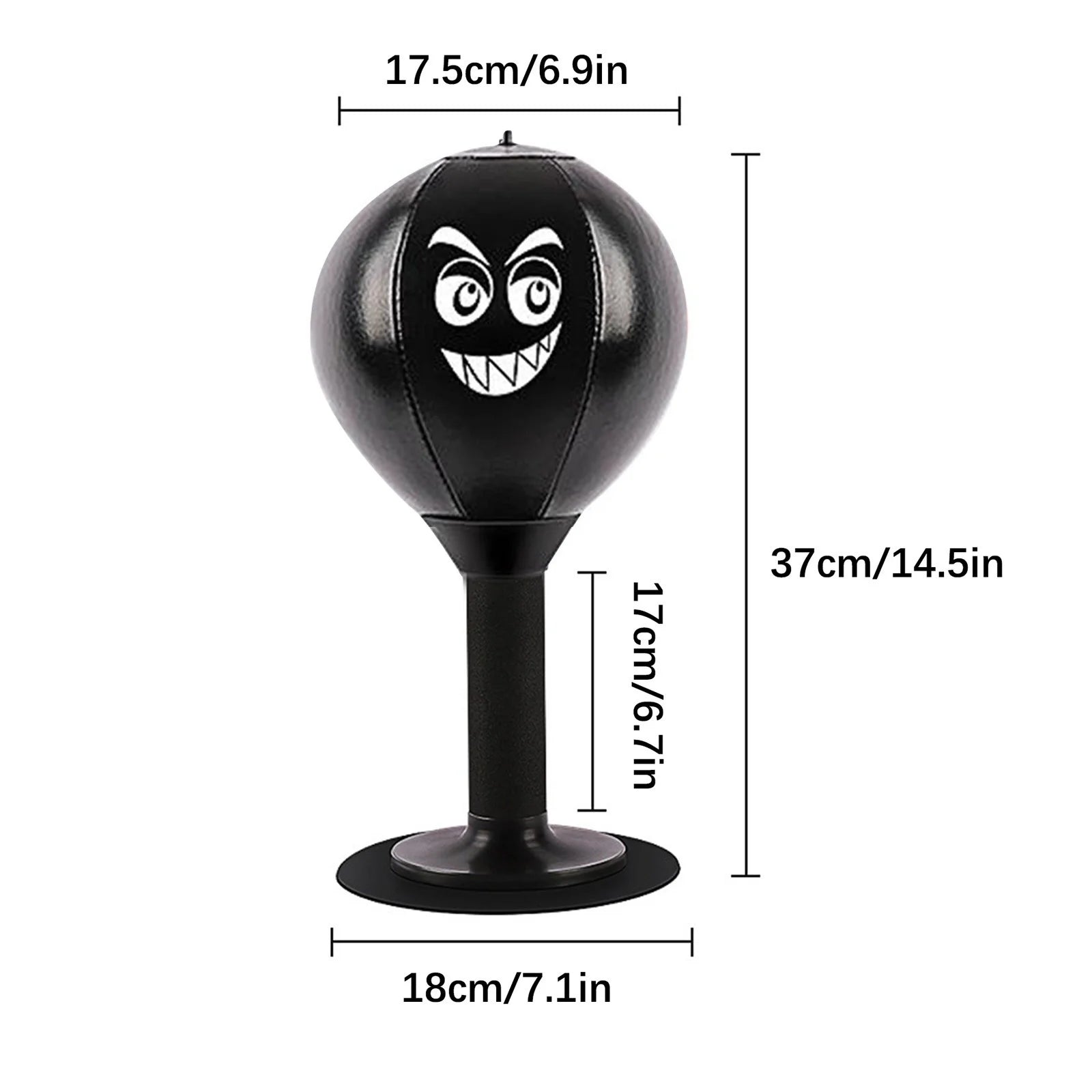 Fun Desktop Boxing Speed Bag - Abs Foam Stress Relief Boxing Ball, Boxing Relaxation Toy, Desktop Boxing Sandbag Decorative Item Suitable for Desks and Counters